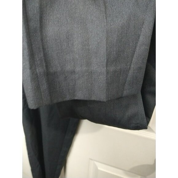 Us Polo Assn. Men's Black Grey Blue Stripe Flat Front Dress Pants. Size 38X32 - Picture 7 of 14